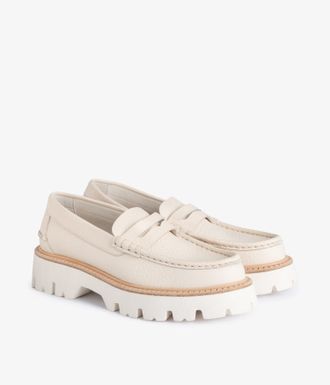 Pedro Garcia White leather maxi-Sole loafer | Sebas | Fall-winter 26 |