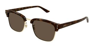 Gucci GG1897SK Asian Fit 002 Mens Sunglasses Gold Size 54