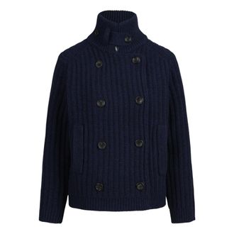 Ballantyne Cardigan Doppiopetto - - Knitwear - Donna - Blu - XS