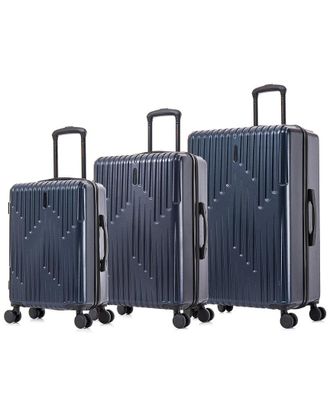InUSA Inusa Drip Lightweight Hardside Spinner 3Pc Luggage Set