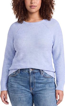 Eileen Fisher Eileen Fisher Plus Linen-Blend Crewneck Sweater