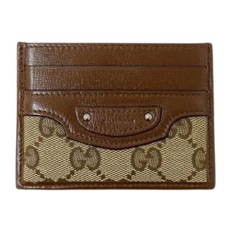 Gucci Pre-owned Wallets, unisex, Brown, Size: ONE SIZE Pre-owned Card Case