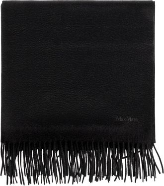Max Mara Baci Sjaal - Dames - Wintersjaals - Zwart - ONE Size - Kasjmier - Accessoires