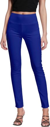 HyBrid & Company Hybrid Womens Super Comfy Ultra Stretch with Full-Elastic Waist Pull On Millennium Twill Pants, Royal, Medium Long