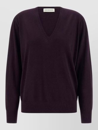 Dries Van Noten tuomas v neck sweater long sleeves