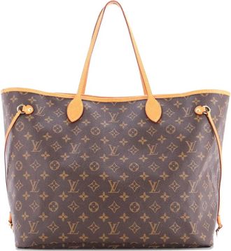 Louis Vuitton Borsa tote Neverfull NM GM in tela con monogramma - Marrone
