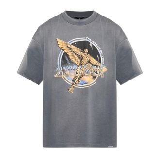 Represent T-Shirts, male, Gray, Size: 2XL T-shirt with a pattern