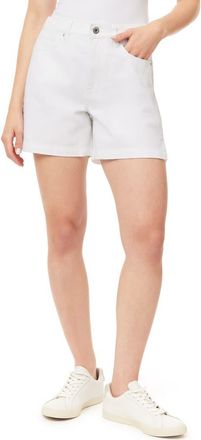 Kensie High Rise Side Slit Shorts in White at Nordstrom Rack, Size 12