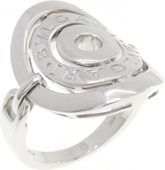Bulgari White Gold White Gold (18K) Band Ring (Pre-Owned)