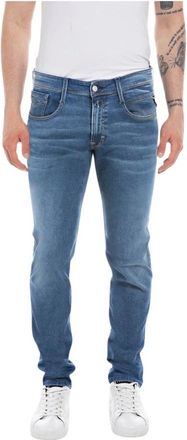 Replay Heren, Jeans, Blauw, Maat: W36 L32 Katoen
