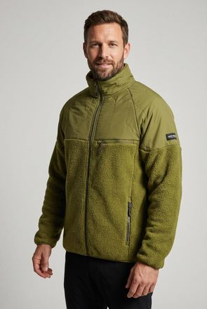 Icepeak Fleecejacke ICEPEAK MANTON, Herren, Gr. XL, olive, Obermaterial: 100% Polyester, Jacken Fleecejacke, f&uuml;r Erwachsene, sportlicher Stil, mit Reissversch