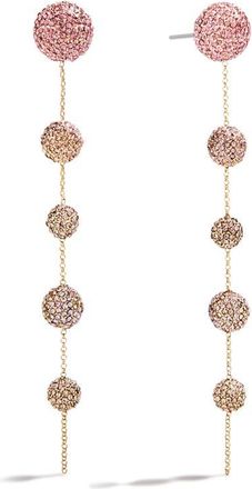 BaubleBar Blair Pav&eacute; Earrings in Pink at Nordstrom