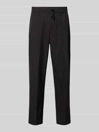 HUGO BOSS Tapered Fit Anzughose aus b&uuml;gelleichtem Material Modell T_CONVERT in Black, Gr&ouml;&szlig;e 46