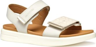 Geox Xand 2S - Dames - Sandalen - Beige - 38 EU - Leer - Schoenen