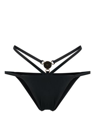 Versace Slip bikini con placca Medusa - Nero