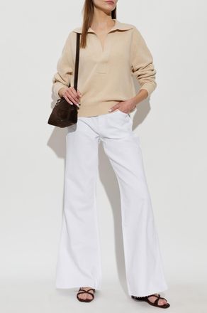Anine Bing Wyatt Jeans, Womens, White