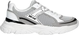 Just Cavalli 80Qa 3Sh 5 Zse 66 Sneakers - Heren - Sneakers - Grijs - 45 EU - Leer - Schoenen