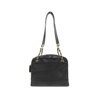 Chanel Pre-owned Caviar Skin Shoulder Bag - Dames - Pre-owned - Zwart - Maat: ONE Size Leer