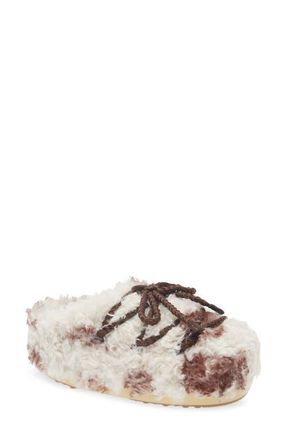 Moon Boot EVX Curly Water Repellent Mule in Cow at Nordstrom, Size 41