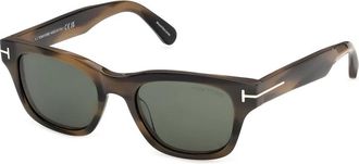 Tom Ford Caleb-02 Zonnebril - Heren - Zonnebrillen - Bruin - 50 MM - Accessoires