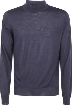 FILIPPO DE LAURENTIIS Heren, Truien, Blauw, Maat: 5XL Wol