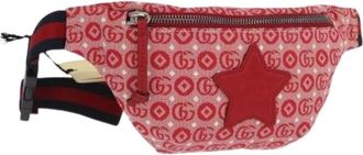 Gucci Pre-owned Belt Bag - Dames - Vintage Heuptassen - Rood - ONE Size - Vintage