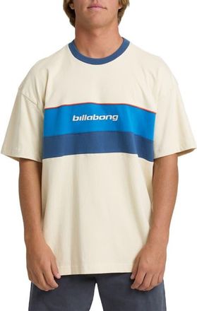 Billabong Simulator Chest Stripe Cotton T-Shirt in Oatmeal at Nordstrom, Size X-Large