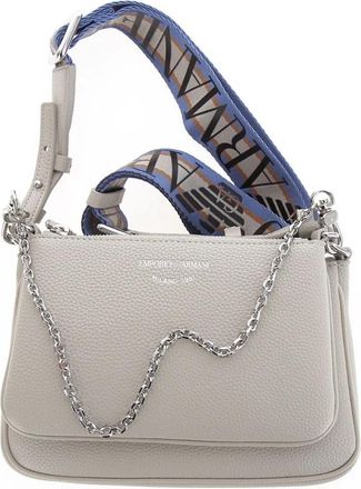 Emporio Armani Crossbodytas - Dames - Schoudertassen - Grijs - ONE Size - Leer - Tassen