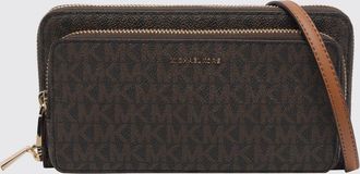 Michael Kors Borsa Jet Set Michael Kors in cotone spalmato con monogram MK stampato