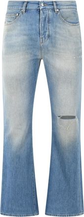 Amiri Slash Bootcut lichtblauwe denimjeans