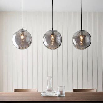 Pagazzi Tamara 3-Light Antique Brass Pendant Bar in Gold