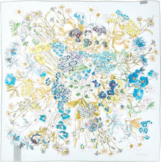 Gucci Gg Printed Silk Scarf