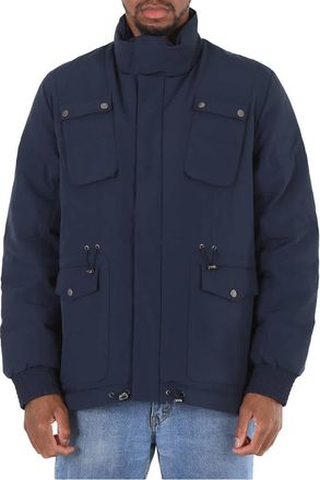 Geym Mens Blue Down Pockets Jacket