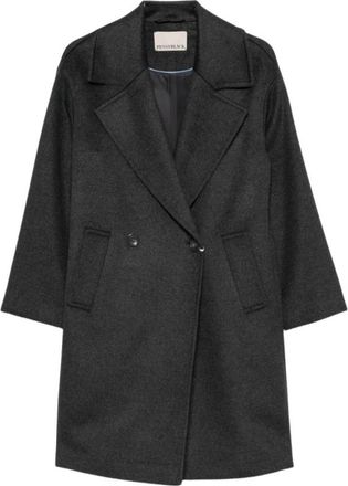 Pennyblack Double-Breasted Coat - Dames - Mantel - Grijs - XS - Jassen