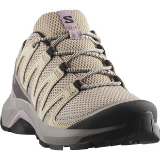 Salomon Wanderschuh SALOMON X-ADVENTURE RECON W, Damen, Gr. 42,5, oxford tan, rainy day, nirvana, Leder, Textil, Schuhe Wanderschuh, wasserdicht