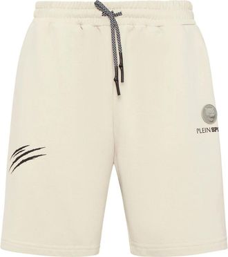 Plein Sport Sport Shorts Scratch - Heren - Korte sportbroeken - Grijs - 4XL - Katoen - Fitness