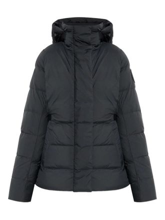 Canada Goose hooded quilted puffer jacket - Black