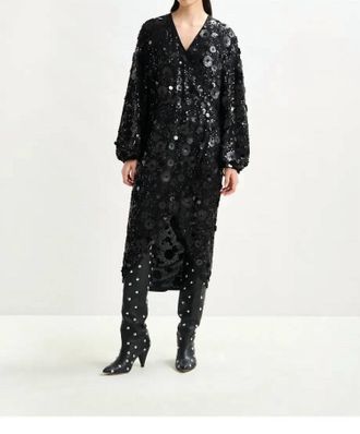 Essentiel Ishine Midi Dress In Black