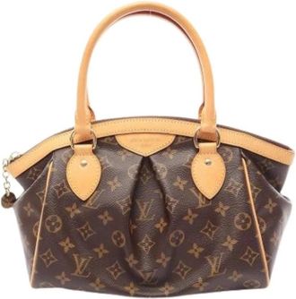 Louis Vuitton Pre-owned Handbag - Dames - Vintage Handtas - Bruin - ONE Size - Leer - Vintage