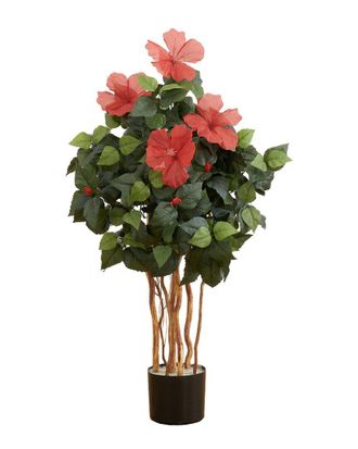 Nearly Natural 3Ft Artificial Hibiscus Tree