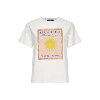 Max Mara T-Shirts, female, Beige, Size: XL Max Mara Weekend T-shirts and Polos Beige