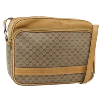 Gucci Pre-owned Vintage PVC GG Canvas Shoulder Bag - - Pre-owned - Donna - Beige - ONE SIZE