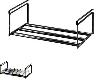 No Brand Zapatero Organizador Ajustable Para Armario, De 40 A 70 Cm, Ideal Para Almacenamiento Y Organizaci&oacute;n En El Armario O La Cocina, Fabricado En Acero Al 