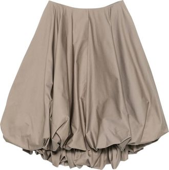 Balenciaga Gathered Midi Skirt
