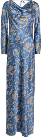 Veronica Beard Ember Paisley-print Silk-blend Maxi Dress - Blue - 10 (UK14 / L)