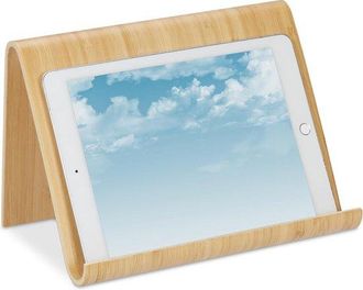 No Brand Soporte De Madera Para Tablet, Escritorio, Cocina, Cama, Soporte Para Libros, Dise&ntilde;o Moderno, Soporte Para Libros De Cocina Y Recetas, Naturaleza, 26,