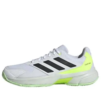 adidas CourtJam Control 3 White Black Lucid Lemon IF0459