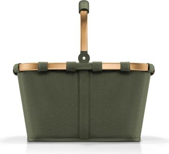 Reisenthel Einkaufskorb REISENTHEL Carrybag, Damen, dunkelgr&uuml;n, Polyester, Einkaufsk&ouml;rbe Einkaufskorb, Aus recyceltem Material