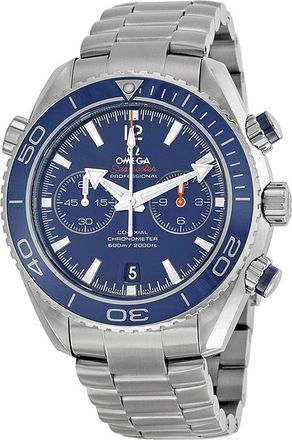 Omega Pre-owned Omega Seamaster Planet Ocean Chronograph Automatic Chronometer Blue Dial Mens Watch 232.90.46.51.03.001