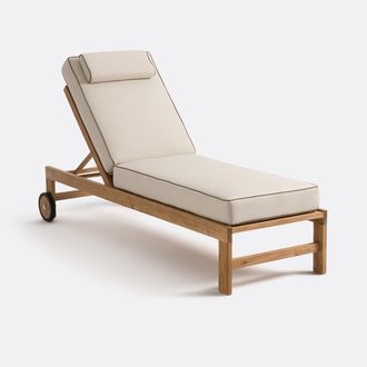 La Redoute Interieurs Ligbed in massief teakhout Nassayah